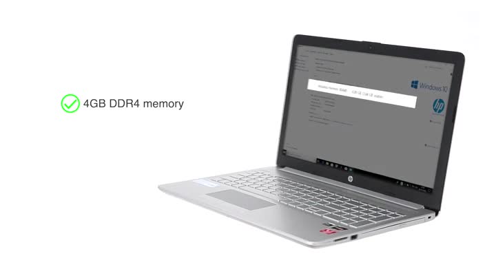 HP 15 Ryzen R3 15.6-inch Full HD Laptop (4GB/1TB HDD/Windows 10