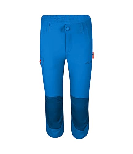 Trollkids Kinder Hammerfest 3/4 Trekking Hose, Leuchtendes Blau, Größe 110