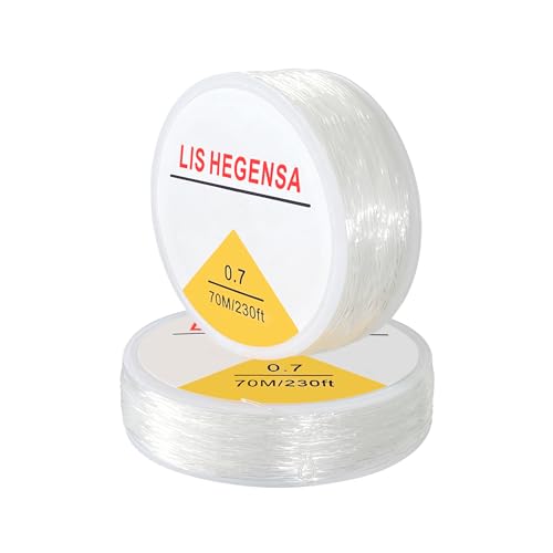 LIS HEGENSA Elastic Bracelet String Cord Stretch Bead Cord for Jewelry Making and Bracelet Making...