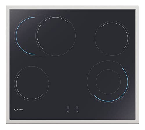 Candy Herdset ORANGELine PCHT22CXCUTCEX / Umluft-Backofen (Einbau, Nische 60 cm) & Hi-Light Kochfeld (Breite 60 cm) / 6 Programme / 4 Kochzonen inkl. Zweikreis- & Bräterzone/Edelstahl