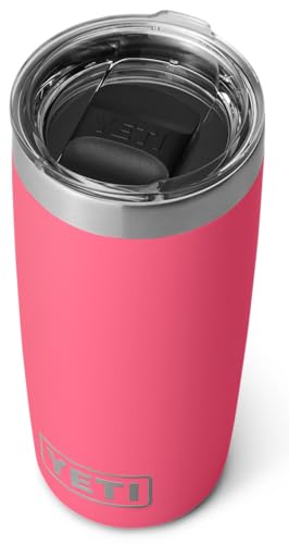 YETI Rambler 10 oz (295 ml) Tumbler mit abnehmbarem MagSlider‑Deckel, Edelstahl‑Thermobecher, Vakuumisoliert - Tropical Pink