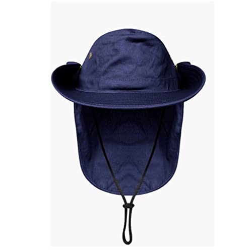 Chapeau anti-UV avec rabat de cou respirant et visière large randonnée