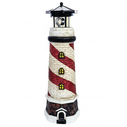 Phare solaire rotatif haut de gamme pour une décoration extérieure
