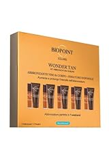 Biopoint Solaire - Wonder Tan Kit, Abbronzante Rapido, Olio Abbronzante Viso & Corpo SPF6 10 ml (x 5) + Fissatore Doposole 20 ml (x 5), Abbronzatura Perfetta in Pochi Giorni, Formato da Viaggio