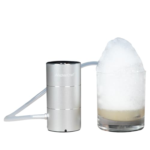 AnchorChef Molecular Gastronomy Foam Generator, Foam Generating Kit, Professtional Chef Cooking Tool (silver)