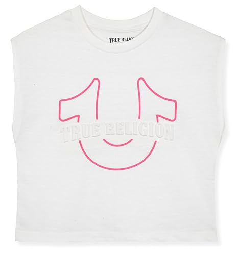 Image of True Religion Girls Jeans Shorts Set Girls Denim Short and Fashion Tee Shirt Clothing Set for Kids
