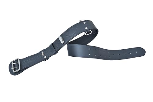 Ceinture en cuir véritable SAM noir, l'essence des costumes d'époque - 6