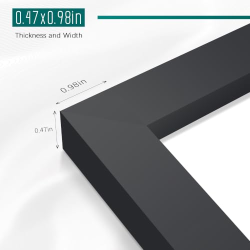 Image of Picrit 14x20 Black Picture Frame, Poster Frame for Wall, 3 Pack