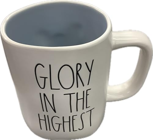 Rae Dunn by Magenta Ceramic Coffee Tea Mug - Glory in the Highest (Angel)