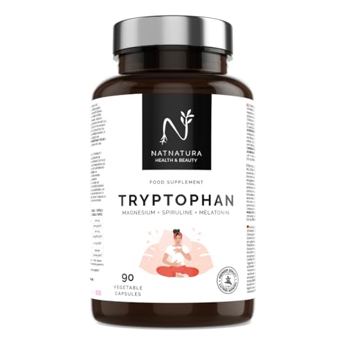 Triptófano con Magnesio y Vitamina B6, 90 cápsulas