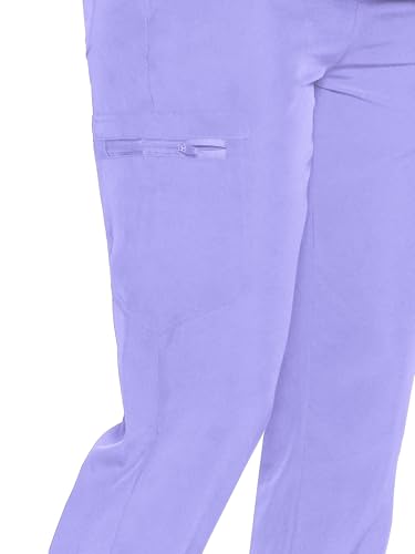 Image of COZYFIT Womens Scrub Pants - Soft Stretch Yoga Style with 5 Pockets, Slim Fit Jogger Scrubs Pants for Women
