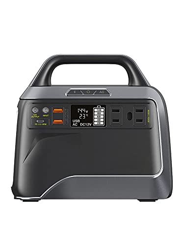 Outdoor Portable Power Station 222Wh(60000mAh/3.7V) Backup Lithium Battery Solar Pure Sine AC Power Outlet Generator