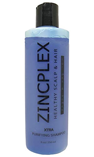 Zplex Extra rength Sebum and Gunk Scalp Shampoo For Hardened Cruy Clogged,8 Fl Oz (Pack of 1)