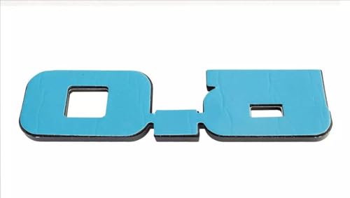 Image of 2Pcs 5.0 Emblems Original Classic Old Style Badge Exterior Performance Trim Decal Compatible with 1979-1993 Mustang (Black)