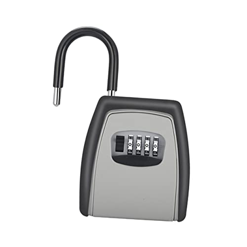 POPETPOP Scatola Portachiavi Muro con Combinazione e Portatile Resistente All Facile Installare per e Garage