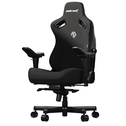 Anda Seat Kaiser 3 Pro XL Gaming Chair for Adults – Ergonomic Black Fabric Gaming Chairs with 5D Armrest, Comfortable Office Chair with Lumbar Support – Heavy Duty Computer Chair Wide Seat