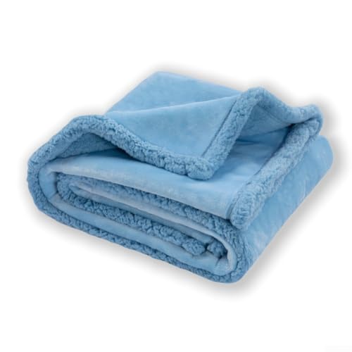 Risveglio Manta impermeable reversible para perro, manta para sofá cama, forro polar lavable y funda para gatos, protector de sofá a prueba de fugas, 145 x 165 cm