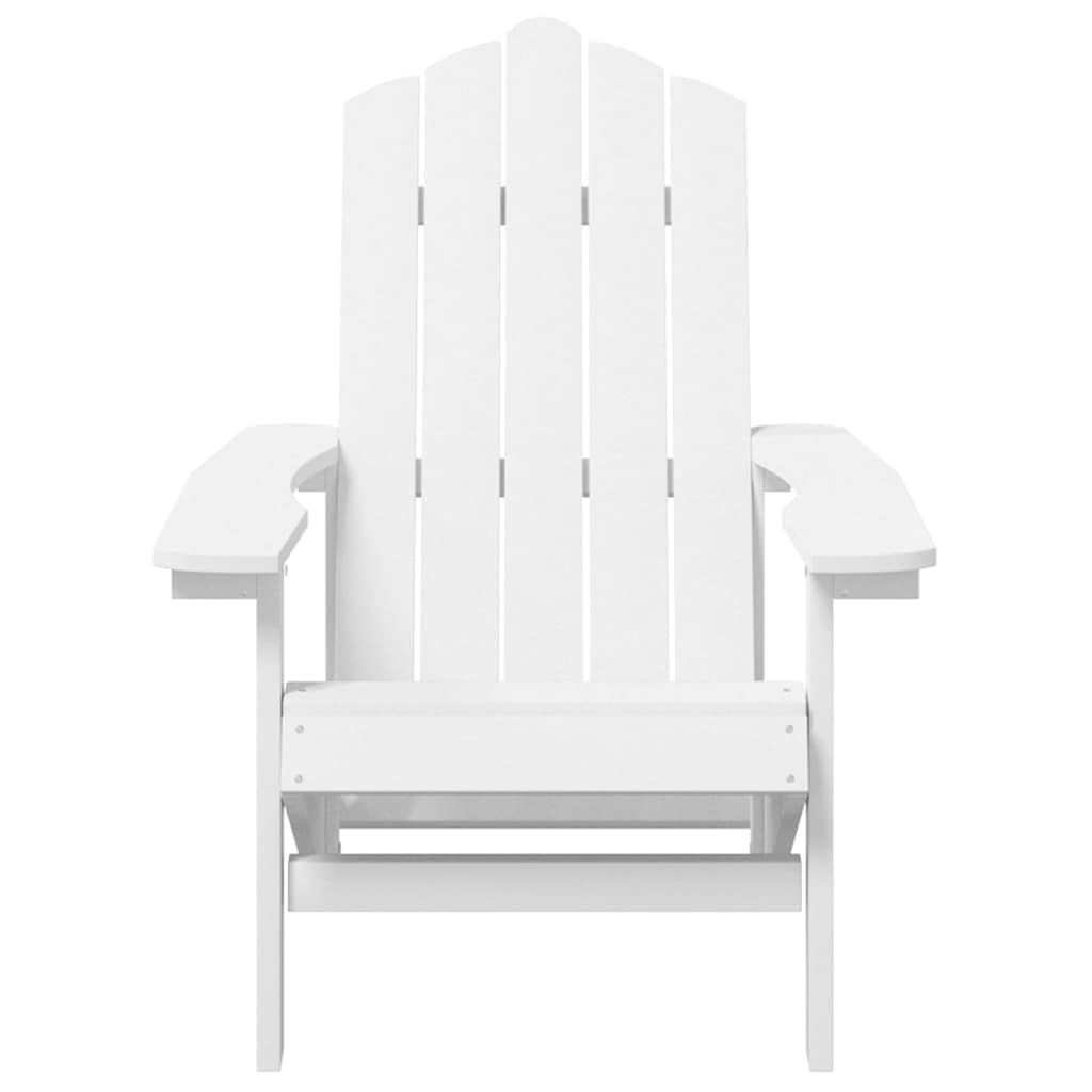Adirondack krzesło ogrodowe HDPE białe