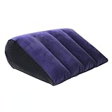 The portable triangle cushion can be inflated with one mouthful and one pump, and it is easy to inflate and deflate!