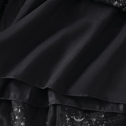 Image of Tutu.kk Toddler Girls Vintage Party Dress Ruffled Sleeve A-Line Tulle Flower Girl Dresses for Wedding,Birthday
