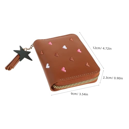 BESPORTBLE Multi-Card Zipper Wallet for Women Cute Portable Coin Purse Mini Wallet for Girls Compact Storage for Cards and Change for Students and Daily Use2