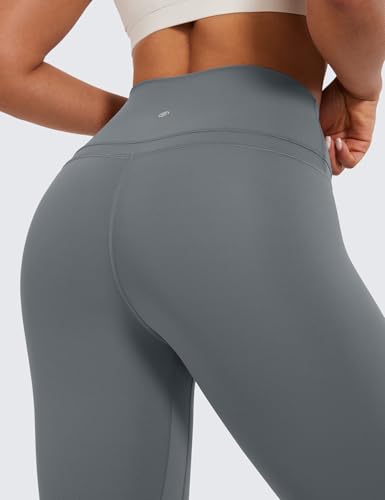 Image of CRZ YOGA Naked Feeling Leggings 25'' | Sleek, Decent Compression, Yoga, Hidden Waistband Pocket, for Women