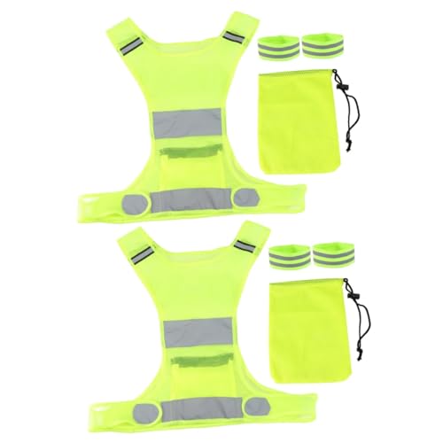 Gilets réfléchissants course de nuit pour courir en ville le soir en sécurité