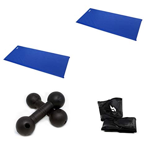 Kit Caneleira 4kg, Halter 3kg e Colchonetes