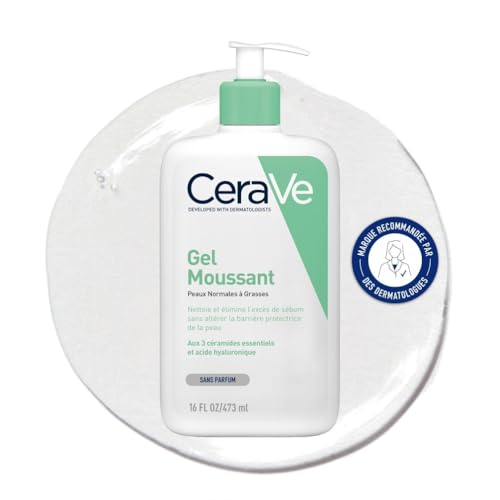 CeraVe - Gel Moussant - Nettoie et Elimine l'Excès de...