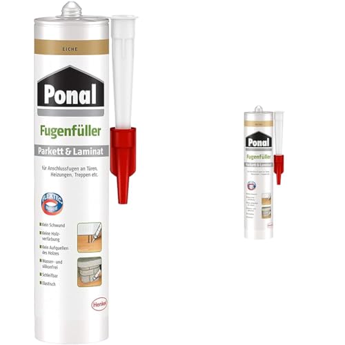 Ponal Parkett & Laminat Fugenfüller Eiche, elastische Fugenmasse & Parkett & Laminat Fugenfüller Buche, elastische Fugenmasse