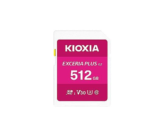 KIOXIA キオクシア EXCERIA PLUS G2 SDXC UHS-I メモリカード 512GB KSDH-B512G 高速4K撮影対応モデル