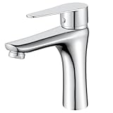 Wasserhahn Bad Chrom, Waschtischarmatur Bad Armatur Mischbatterie Waschbeckenarmatur Einhebelmischer...