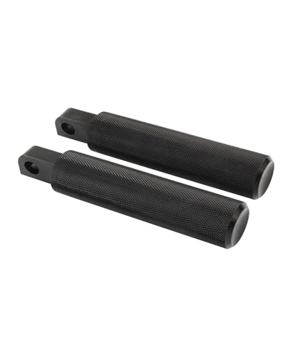 Repose-pieds moto pour Harley Sportster XL883L et XL1200X avec poignées de guidon et sélecteur noir