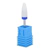Jeanoko Nail Drill Bit Corn-Head-Shape Electric Grinding Machine Accessories Lightweight Electric Grinder Parts Portable Ceramic Grinding Head(Medium frosted M blue box)