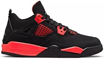 Nike Little Kid's Jordan 4 Retro Red Thunder Black/Multi-Color (BQ7669 016) - 13 | Image 1