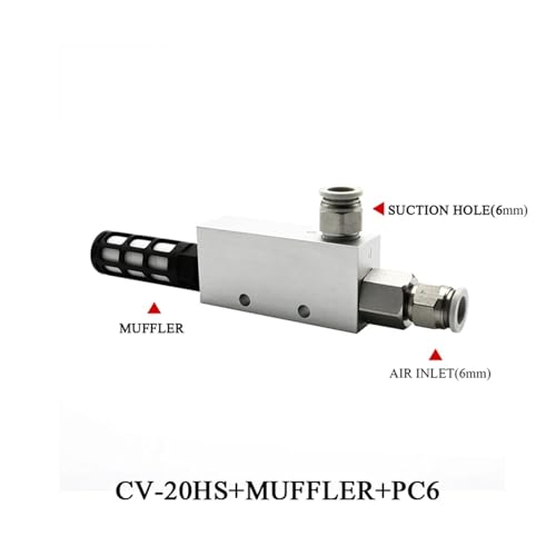 Ventouse pneumatique instable ? Intégrez le générateur de vide CV-20HS-6mm - 3