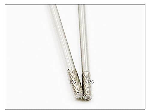 Lot De 36 Rayons De Vélo 13 G – Acier Inoxydable, 2,2 Mm, Écrous Inclus, Longueurs Variées