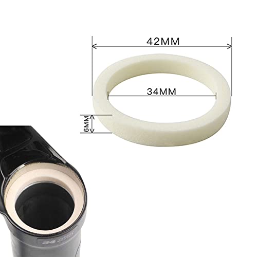 zalati Bicycle Sponge Ring 2pcs Oil Sealed Foam Bike Front Forks Accessories for MTB Mountain Road Bike - 34mm - Image 2