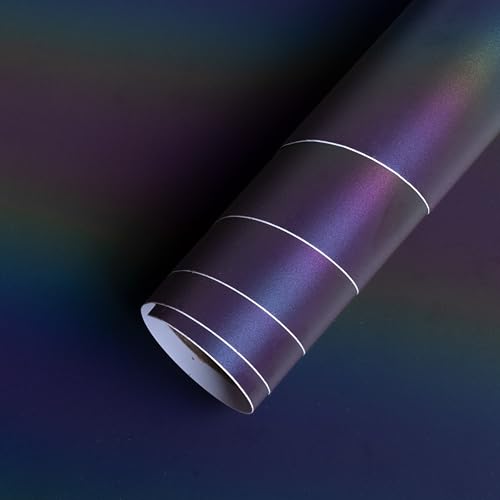 Image of Itsy Bitsy Vinyl Reflective Black 12inch X 2ft 1 Roll| for Home Kitchen Countertop, Cabinet Furniture, Oil Proof, Table Top, Wall, Car Wrap Sheet, Wallpaper, Waterproof Vehicle Sticker