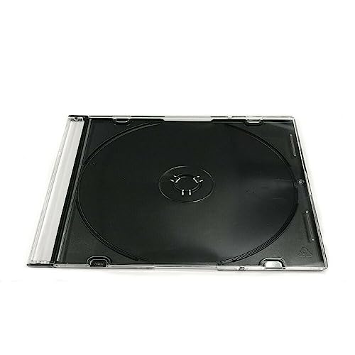 Image of Premium Brand Jewel Case for CD /DVD Blu-Ray (Black Slim case Pack of 5)