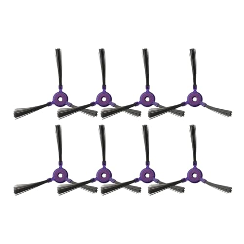 Whychstore 8 cepillos laterales para Samsung PowerBot VR05R503/SA, compatible con robot aspirador DJ81 00151A, piezas de repuesto duraderas para limpieza profunda