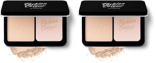 Image of Fashion Colour Platinum Perfect Match Face Powder With Mirror + Powder Puff | Velvety Formula | Matte Finish | Upto 11 hrs of Lightweight Coverage | Blurring Imperfection | For All Skin Types | (FC15, 10g)