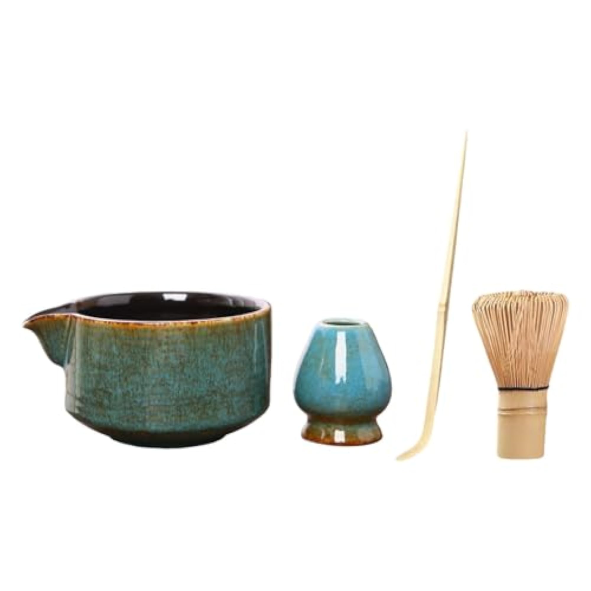 4Pcs Matcha Bowl Handmade, Traditional Gift for Tea Lovers