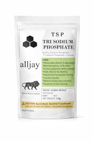 ALLJAY TSP - Trisodium Phosphate - Na3PO4 - For Cleaning & Washing Powder Preparation (950GRAMS)