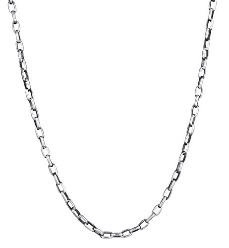 Collier homme argent 925 Kuzzoi idée cadeau maillons d'ancre