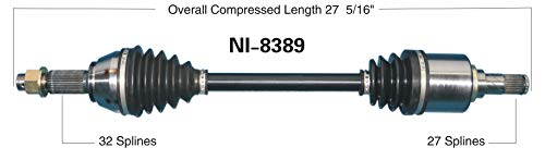 TrakMotive NI-8389 CV Axle by TRAKMOTIVE - Image 2