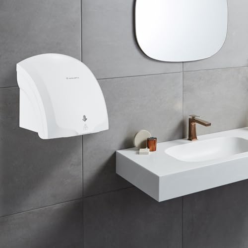 Secamanos automático modunful comercial clásico en color blanco 220V 7