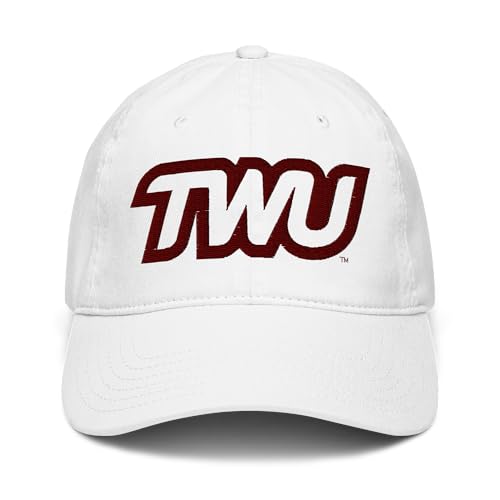 Gorra béisbol ajustable Texas Woman's Pioneers blanca miniatura 2