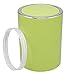 bremermann Papelera con Tapa basculante, Cubo de Basura para baño, plástico, 5,5 litros (Verde)