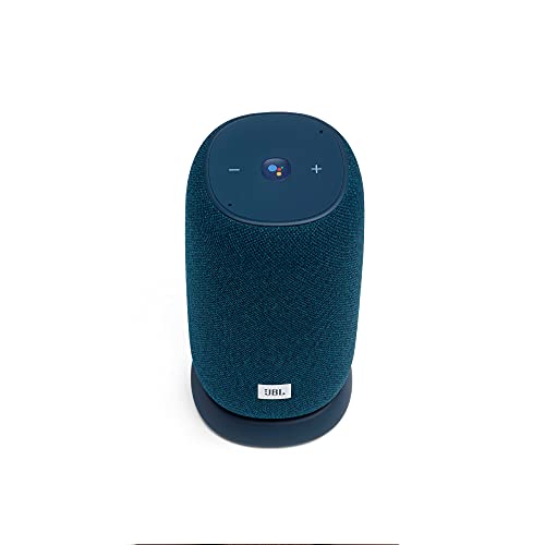Image of JBL Link Portable 360 Degree Wi-Fi & Bluetooth Wireless Streaming Speaker with 8 Hours Playtime, IPX7 Waterproof and Voice Assistance Integrated (Blue)